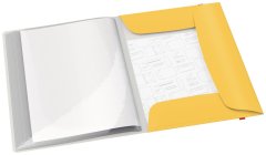 Leitz Katalog knjiga Cosy, A4, 20 žepov, rumena