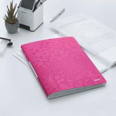 Leitz Katalog knjiga WOW, A4, 40 žepov, roza