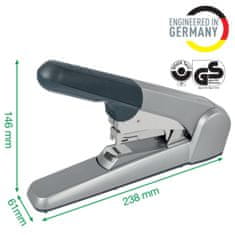 Leitz Stapler 5552 FC, velika zmogljivost, srebrn