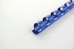 GBC Plastični grebeni 10 mm, modri, 100 kosov