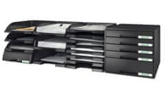 Leitz Predal Jumbo Plus z veliko prostornino, črn