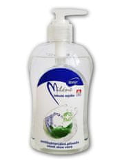 Miléne Tekoče milo s črpalko Aloe Vera, 500 ml