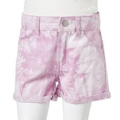 Vidaxl Otroške kratke hlače roza 92
