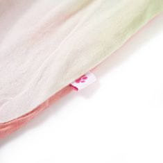 Vidaxl Otroško plisirano krilo svetlo roza 116