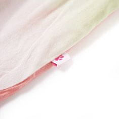 Vidaxl Otroško plisirano krilo svetlo roza 140