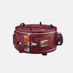 Akel AF022 50cm električni sač - bordo barva