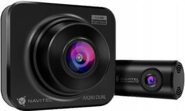 Navitel AR280 DUAL avto kamera + vzvratna kamera, 2v1, Full HD, Night Vision, G-senzor