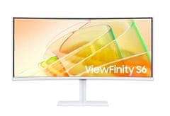 Samsung ViewFinity S6 S65TC monitor, 86,36 cm (34), VA, UWQHD, ukrivljen