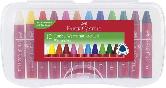 Faber-Castell Voščenke jumbo pvc 1/12