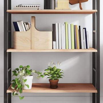 Vidaxl vidaXL Polica, 80x60x2 cm, neobdelan masiven hrastov les