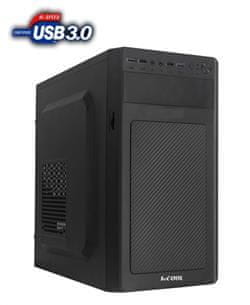 STEP 3, ver.2, ohišje mATX, USB3.0, črno