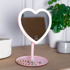 InnoGIO kozmetično ogledalo GIOperfect Pink Heart
