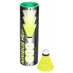 Nimbus 600 žogice za badminton zelena embalaža cev 6 kosov