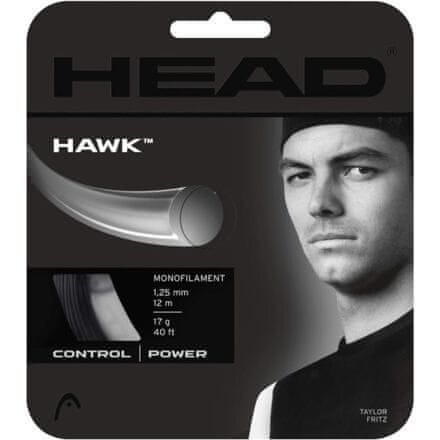 Head Hawk teniška pletenica 12 m črna premer 1,30