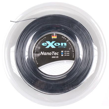 Exon NanoTec teniška pletenica 200 m črna premer 1,30