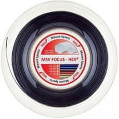 MSV Focus HEX teniška pletenica 200 m črna premer 1,23