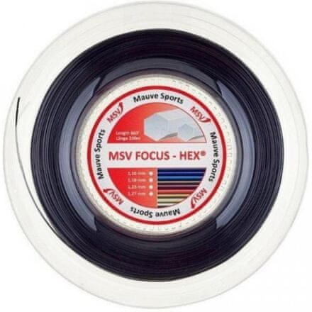MSV Focus HEX teniška pletenica 200 m modra premera 1,27