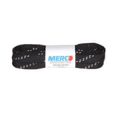 Merco PHX drsalne vezalke nevoskane črne dolžina 240 cm