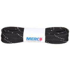 Merco PHW-12 voščene črne vezalke za drsalke dolžina 240 cm