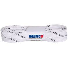 Merco PHW-10 voščene bele vezalke za drsalke dolžina 180 cm