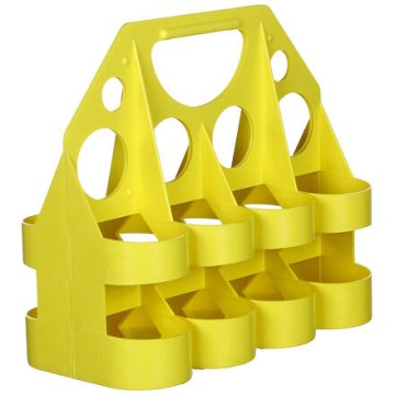 Merco Rack Standardni plastični nosilec za steklenice, rumena različica 1444