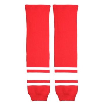 Merco Malse hokejske nogavice učenec rdeče-bele paket 1 par