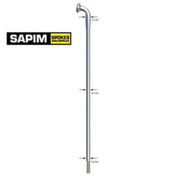 Sapim Strong 2-2-2,3 x 282 mm srebrna žica iz nerjavečega jekla