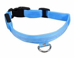 slomart AG232A Svetleča vodila ovratnik 32-37cm modra