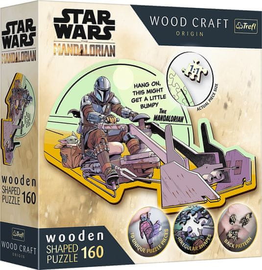 Trefl Sestavljanka Wood Craft Origin The Mandalorian: Encounter 160 kosov