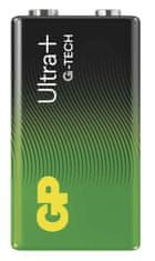 GP Ultra Plus alkalna baterija, 6LR61 9V, 1 kos (B03511)