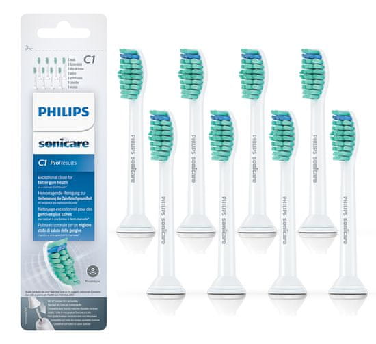 Philips Sonicare C1 ProResults HX6018 nastavek, 8 ščetk