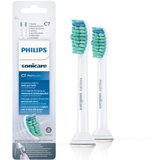 Philips Sonicare nastavek za ščetko FlexCare / ProResults (standard) - 2 kosa (HX6012)