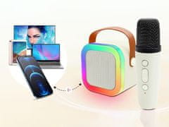 Blow Kids Karaoke komplet, zvočnik+2x mikrofon, BT, RGB LED