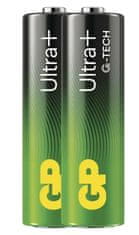GP Ultra Plus alkalna baterija, LR6 AA, 2 kosa (B03212)