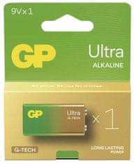 GP Ultra alkalna baterija, 6LR61 9 V, 1 kos (B02511)