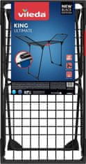 Vileda King Ultimate sušilnik za perilo, 20 m, črn