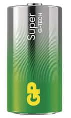 GP Super alkalna baterija, LR14 C, 2 kosa, folija (B01302)