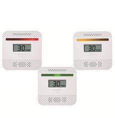 Farrot Mini prenosni detektor ogljikovega monoksida Alarm SR-909-2, 85DB zvok, svetlobni alarm, za avto, avtodom, dom, šolo, pisarno, bela