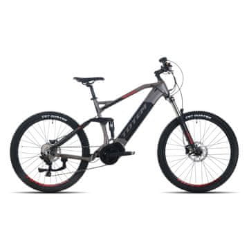 Xplorer Carry Pro 27,5 MTB električno kolo, sivo-rdeče