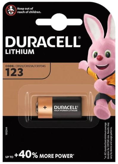 Duracell baterija CR123 3 V