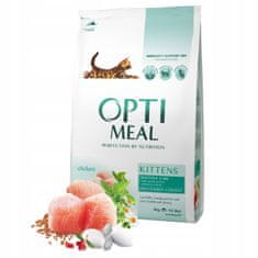 OptiMeal suha hrana za mačke s piščancem 4 kg