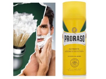 Proraso Proraso Nutriente - Pena za britje za suho kožo s kakavom in karitejem 400 ml