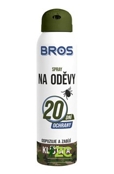 BROS Pršilo za oblačila proti klopom 90ml