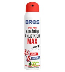 BROS Pršilo proti komarjem, klopom 90ml MAX