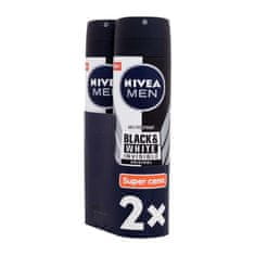 Nivea Men Black & White Invisible Original Spray antiperspirant v spreju 2 x 150 ml