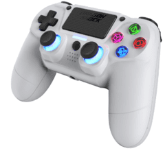 DragonShock Mizar kontroler, brezžičen, PS4, PC, bel