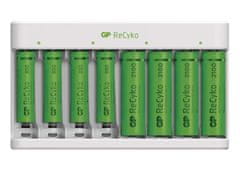GP Eco E811 polnilec baterij + 4 × AA 2100 + 4× AAA