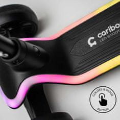 Otroški trikolesni skuter Cariboo LEDstar, roza, H-380-RU