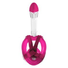 Aga Celoobrazna maska za potapljanje S/M Bela/Roza