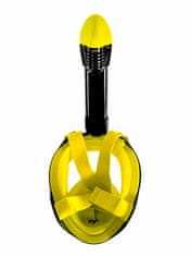 Aga Celoobrazna maska za potapljanje S/M Črna/Rumena